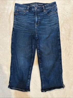 American Eagle Next Level Denim Capri Jeans 10 long